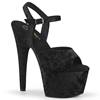 Pleaser - ADORE709WR Ankle strap sandal - Black Product image